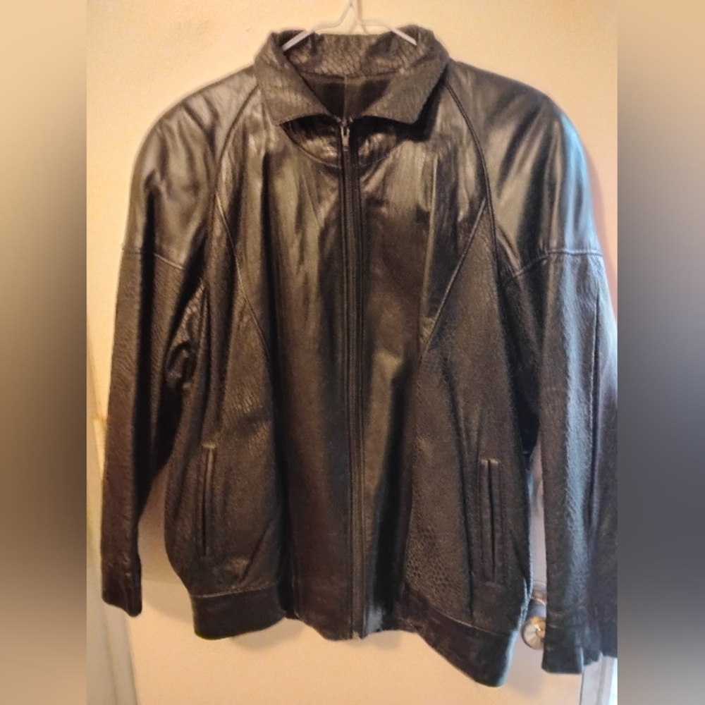 Vintage Unisex Leather Jacket